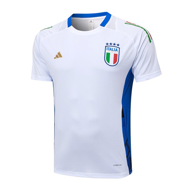 Camiseta Entrenamiento Italia 2024/25 Blanco Azul